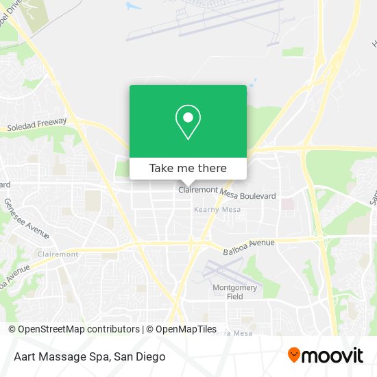 Aart Massage Spa map