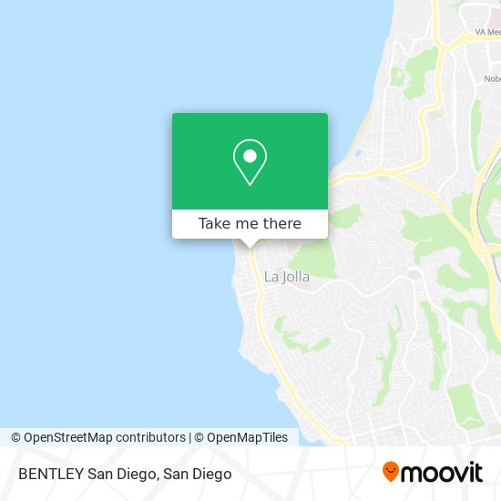 BENTLEY San Diego map