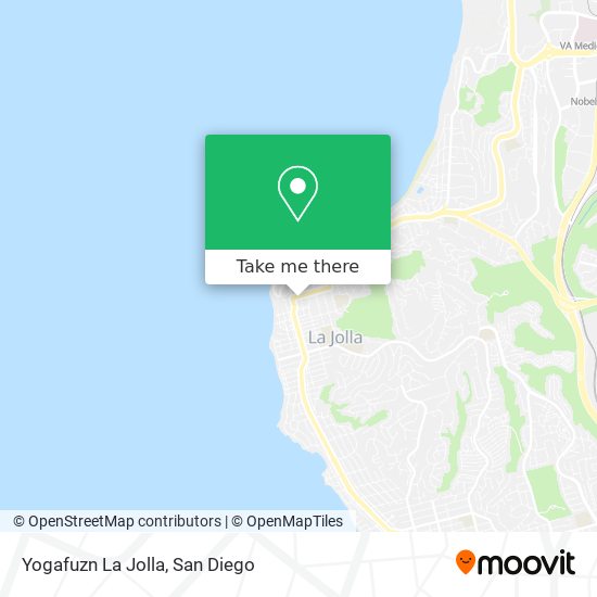 Mapa de Yogafuzn La Jolla