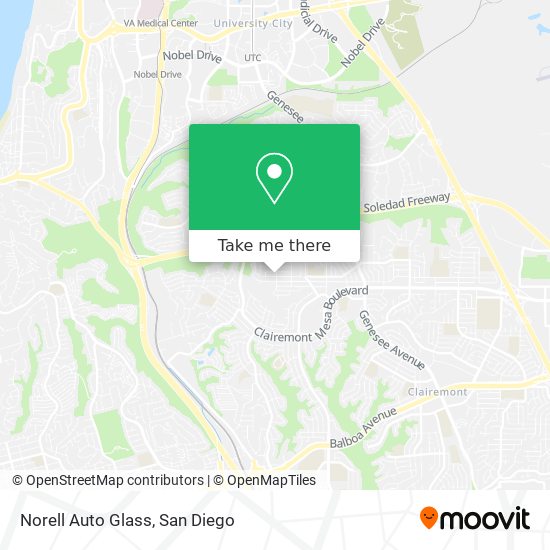 Norell Auto Glass map