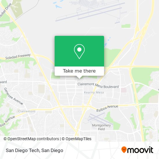 Mapa de San Diego Tech