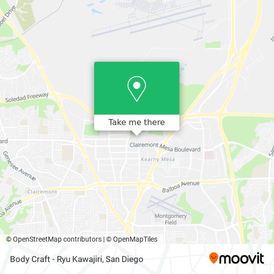 Body Craft - Ryu Kawajiri map