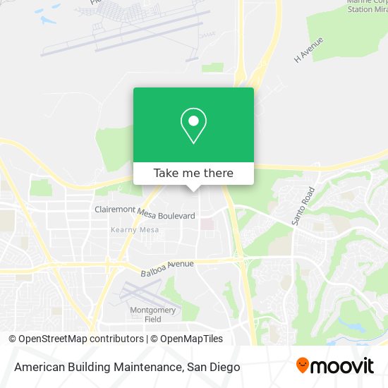 American Building Maintenance map