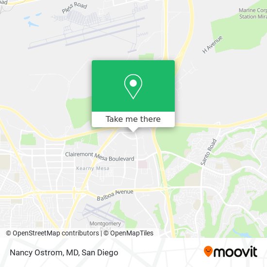 Mapa de Nancy Ostrom, MD