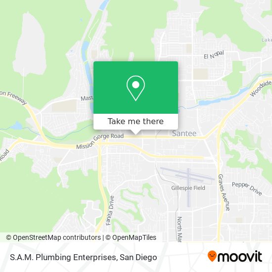 S.A.M. Plumbing Enterprises map