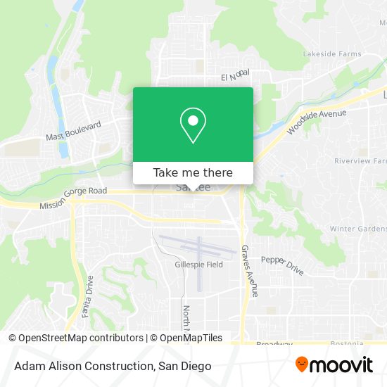 Adam Alison Construction map