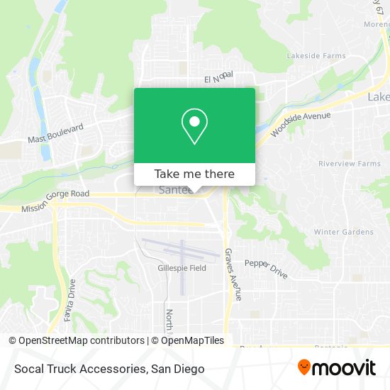 Socal Truck Accessories map