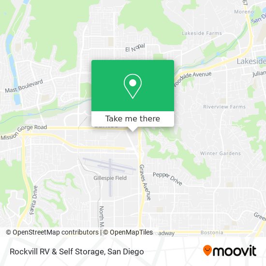 Mapa de Rockvill RV & Self Storage