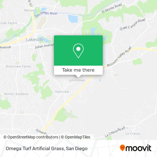 Omega Turf Artificial Grass map