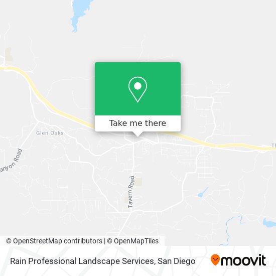 Rain Professional Landscape Services map