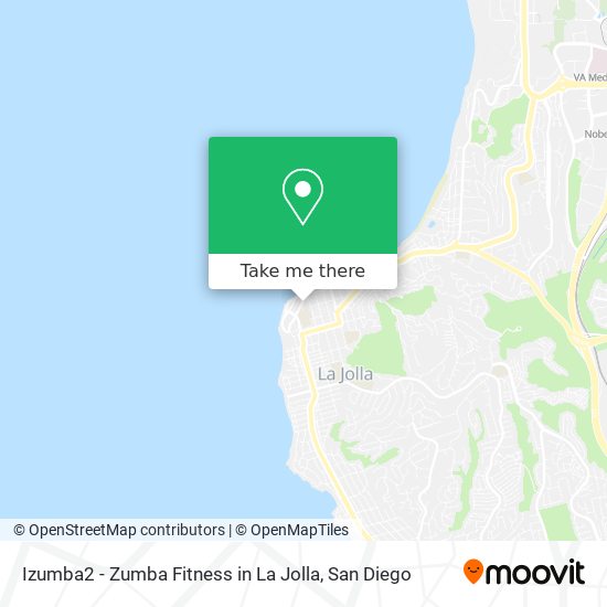 Izumba2 - Zumba Fitness in La Jolla map