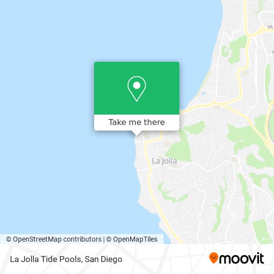 La Jolla Tide Pools map