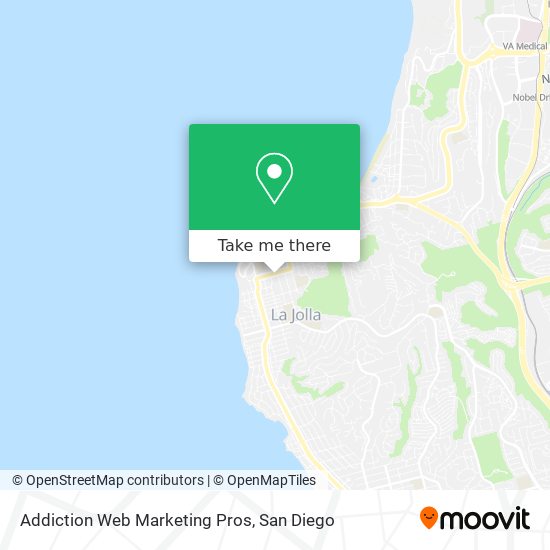 Addiction Web Marketing Pros map