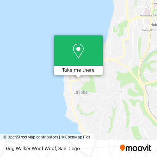 Dog Walker Woof Woof map