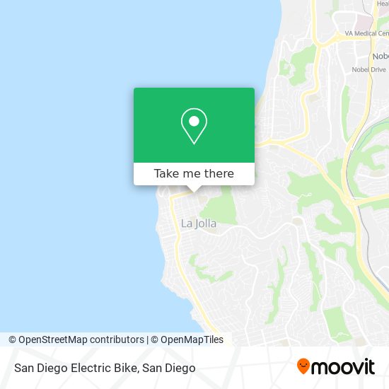 San Diego Electric Bike map