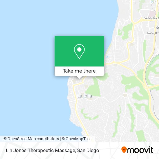 Lin Jones Therapeutic Massage map