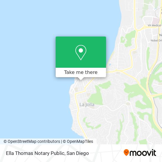 Ella Thomas Notary Public map