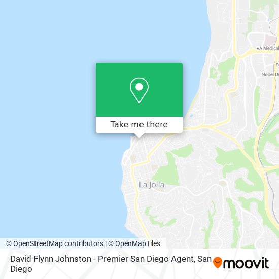 Mapa de David Flynn Johnston - Premier San Diego Agent