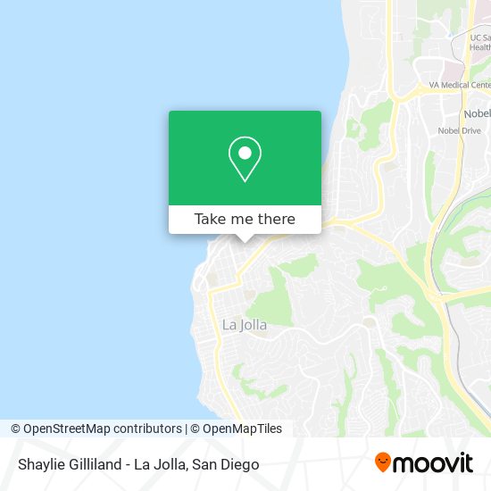 Mapa de Shaylie Gilliland - La Jolla