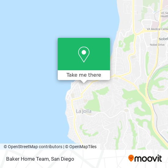 Mapa de Baker Home Team