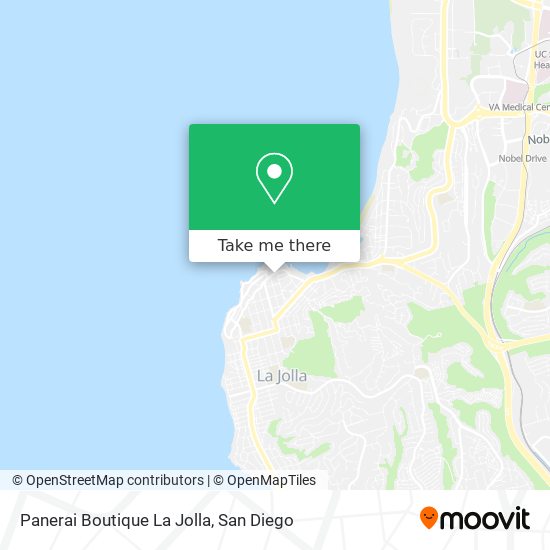 Mapa de Panerai Boutique La Jolla