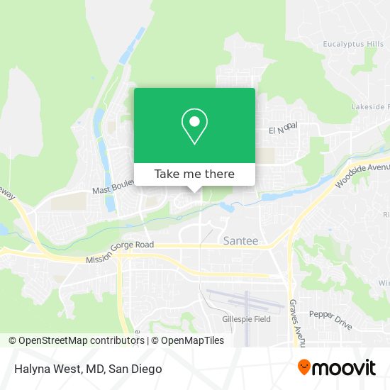 Mapa de Halyna West, MD