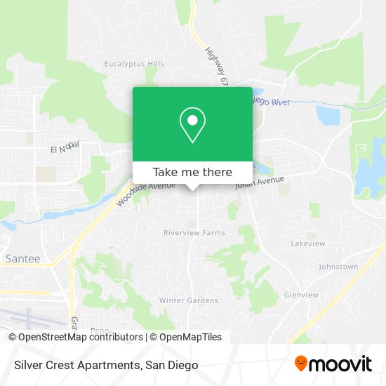 Silver Crest Apartments map