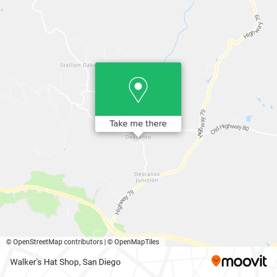 Mapa de Walker's Hat Shop