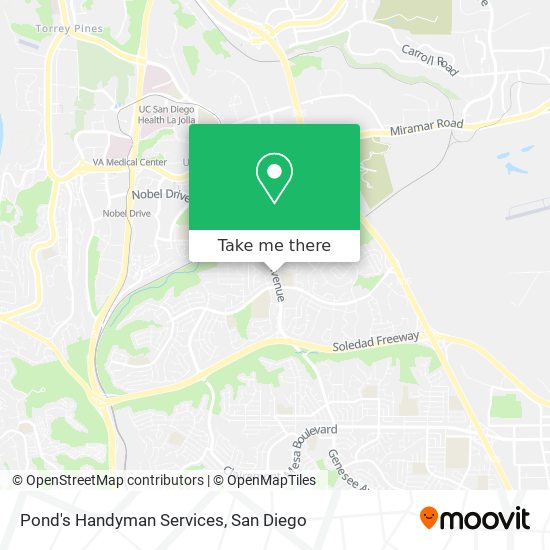 Mapa de Pond's Handyman Services
