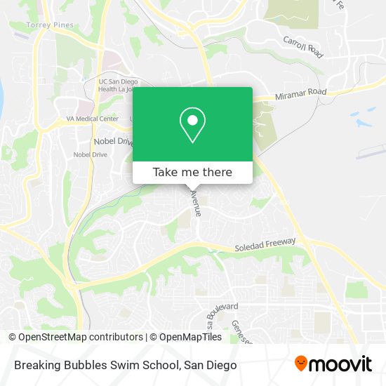Mapa de Breaking Bubbles Swim School