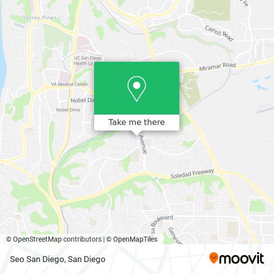 Mapa de Seo San Diego