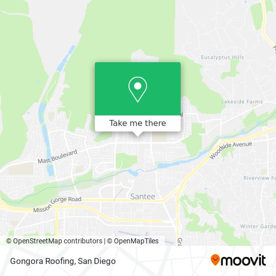 Mapa de Gongora Roofing