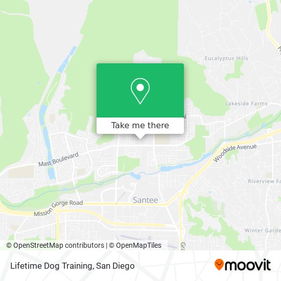 Mapa de Lifetime Dog Training