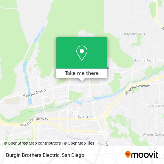 Mapa de Burgin Brothers Electric