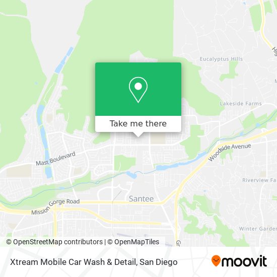 Mapa de Xtream Mobile Car Wash & Detail