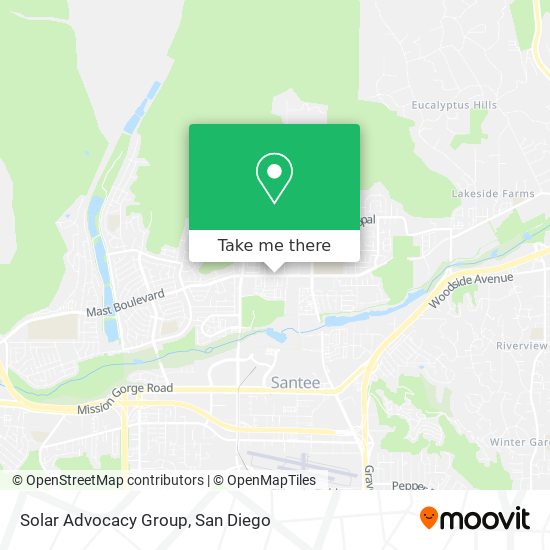 Solar Advocacy Group map