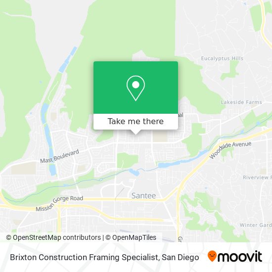 Brixton Construction Framing Specialist map