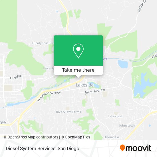 Diesel System Services map