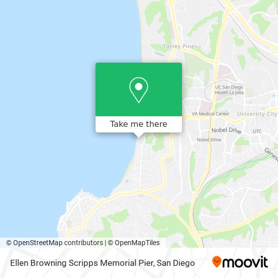 Mapa de Ellen Browning Scripps Memorial Pier