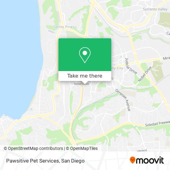 Pawsitive Pet Services map