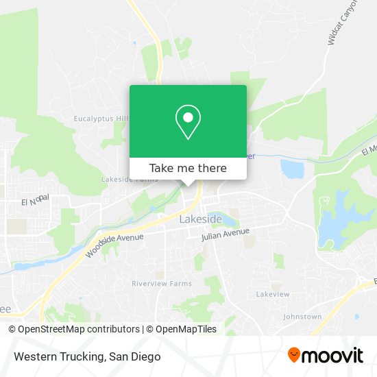 Mapa de Western Trucking