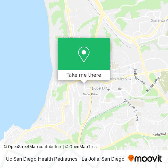 Mapa de Uc San Diego Health Pediatrics - La Jolla