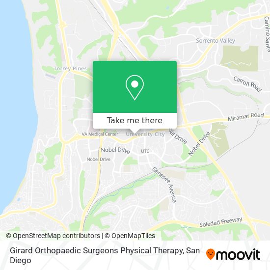 Girard Orthopaedic Surgeons Physical Therapy map