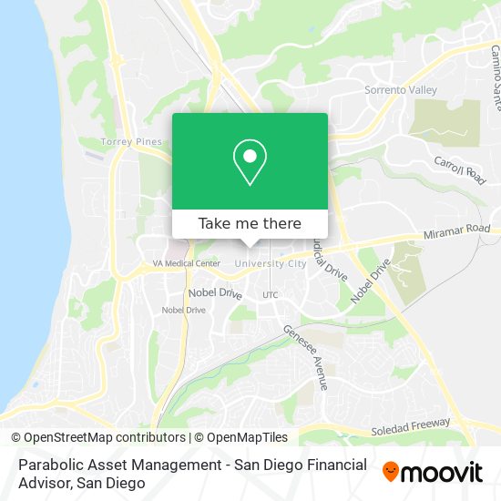 Parabolic Asset Management - San Diego Financial Advisor map