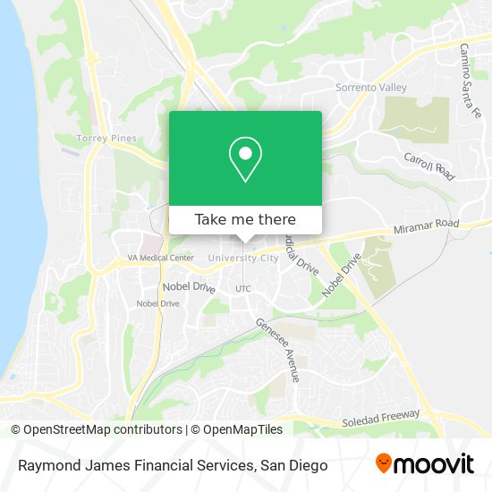 Raymond James Financial Services map