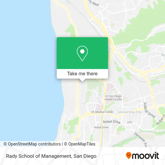 Rady School of Management map