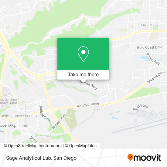 Mapa de Sage Analytical Lab