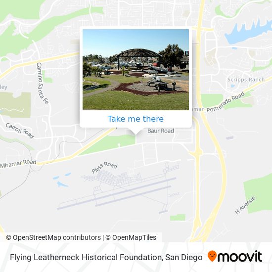 Flying Leatherneck Historical Foundation map