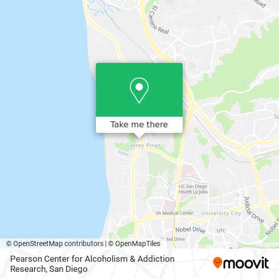 Pearson Center for Alcoholism & Addiction Research map