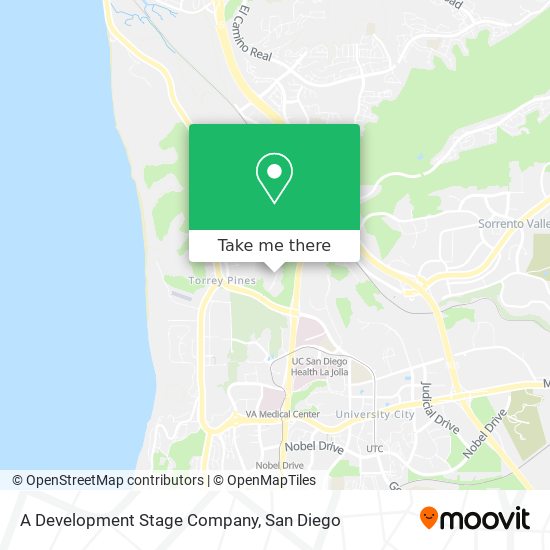 A Development Stage Company map